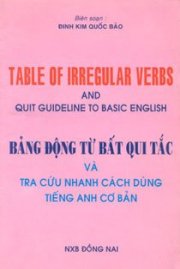 Bảng động từ bất quy tắc và tra cứu nhanh cách dùng tiếng Anh cơ bản