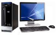 Máy tính Desktop HP Pavilion A6150D(GG007AA) (Intel Dual Core E2140(1.6GHz, Cache 1MB, Bus 800Mhz), 512MB DDR2 533MHz, 160GB SATA, 17" Monitor Flat)