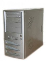 Máy tính Desktop TIGER Computer TGE-3001,  Intel Pentium Dual CoATAre E2140(1.6GHz, 1MB L2 Cache, 800MHz), 1GB DDR2 667MHz, 80GB S HDD, PC DOS Không kèm màn hình