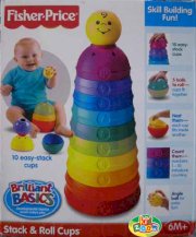 Fisher Price 7166 - Stack & Roll Cups