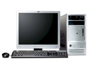 Máy tính Desktop HP Compaq dx2700, Intel Pentium Dual Core E2180(2.0GHz, 1MB L2 Cache, 800MHz FSB), 1GB DDR2 667MHz, 160GB SATA HDD, PC DOS(LCD HP 17inch)