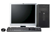 Máy tính Desktop HP-COMPAQ DX2300 (RV798AV) (Intel Core Duo E2140 (2x1.6GHz, 1MB Cache, 800Mhz FSB), 512MB DDR2, 80GB HDD SATA, PC Dos, CRT 17inch)