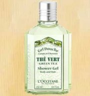 Green Tea Shower Gel - Body & Hair (250ml) - Gel tắm gội 2 trong 1 hương trà xanh (L'occitane)