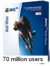 AVG Anti-Virus 8.0 (1 user - 2 năm)