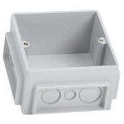 Đế đơn cho ổ cắm âm sàn - Flush mounting box - for floor sockets - 3 mod - plastic