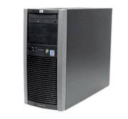 HP PROLIANT ML110 G2 (366087-371), Intel Pentium 4  (3.0Ghz, 2MB Cache, 800Mhz FSB ), 256MB DDRII-PC3200 ECC, 36GB Ultra320 SCSI - 15000 rpm,  350 Watt Power Supply 