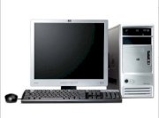 Máy tính Desktop HP Compaq Dx2700 (Intel Core 2 Duo E4300(1.8GHz, 2MB L2, 800Mhz FSB), 256MB DDR2 667MHz, 80GB HDD, VGA Intel GMA 3000, Windows XP Professional, HP 17 inch CRT)