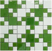 Mosaic Thủy tinh Hàng trộn màu HA105