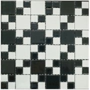 Mosaic Thủy tinh Hàng trộn màu HA108