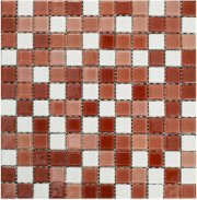 Mosaic Thủy tinh Hàng trộn màu HT131