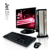 Máy tính Desktop CMS JetSlim SE544L (Intel Core 2 Duo E6550 2.33GHz, 1GB RAM, 160GB HDD, VGA Intel GMA 3100, Linux, Không kèm theo màn hình)