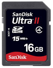 SanDisk Ultra II SDHC 16GB 