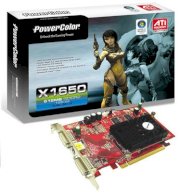 POWERCOLOR Radeon X1650 (ATI Radeon X1650, 512MB, 128-bit, GDDR2, PCI Express x16) 