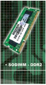 VISIPRO DDRamII 512MB, Bus 800, PC 6400, SODIMM for Notebook