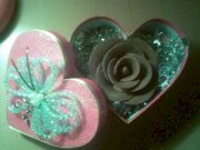 Chocolate handmade - Hoa hồng tim