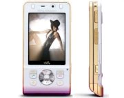 Sony Ericsson W910i Gold White
