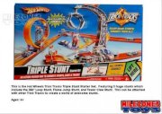 Hot Wheels Trick Tracks Triple Stunt Starter Set L8956