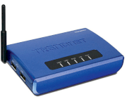 TRENDnet TEW-MP2U Wireless 2-Port Multi-Function Print Server 