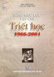 Tổng mục lục tạp chí triết học 1966 - 2004