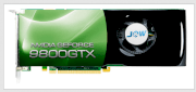 J&W JW GeForce 9800GTX  (NVIDIA GeForce 9800GTX, 512MB, 256-bit, GDDR3, PCI Express 2.0 x16) 