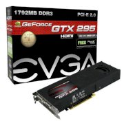 EVGA GeForce GTX 295 (NVIDIA GeForce GTX 295, 1792MB, 896-bit, GDDR3, PCI Express x16 2.0) 