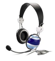 Tai nghe Hama PC Headset HS-10 Zebra Blue