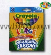 Bút màu crayola CR 52-3280-8ct larger washable crayons