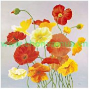 Tranh sơn dầu hoa cúc CVM-HC019