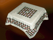 Towels square table cover embroidered VHS004