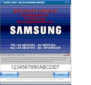 PHẦN MỀM UNLOCK PASSWORD MÁY SAMSUNG BẰNG MẬT KHẨU CHỦ