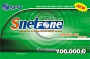 Thẻ gọi internet quốc tế Snetfone MG 100.000vnd