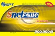 Thẻ gọi internet quốc tế Snetfone MG 200.000vnd
