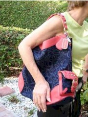 Bebe Leather bag purse handbag pocketbook Pink Jean