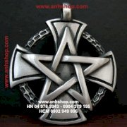 Mặt dây cổ Pentagram on Cross
