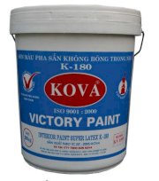 Sơn màu pha sẵn không bóng trong nhà Kova K-180 (4kg)