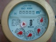 Đồng hồ đo nước lạnh Merlion LXS-15E cấp B thân gang, cơ, đa tia