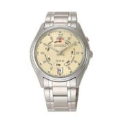  Orient Men's Automatic Day and Date Champagne Stainless Steel Watch #CEM5J005C  