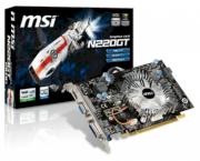 MSI N220GT-MD1G (NVIDIA GeForce GT 220, 1024MB, GDDR3, 128bit, PCI Express x16 2.0)
