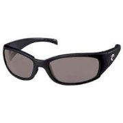  Costa Del Mar Hammerhead Sunglasses Shiny Black Frame w/Polarized Gray 400 Glass Lens  