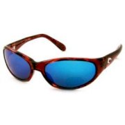  Costa Del Mar Sunglasses - MP2 / Frame: Shiny Tortoise Lens: Polarized Blue Mirror Wave 400 Glass  