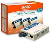 EUSSO UCT6120-SC 10Base-T/100Base-TX to 100Base-FX ( SC, Multi-Mode, 2KM )