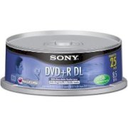 DVD+R DL Double Layer Sony (8.5GB/8X/4H)