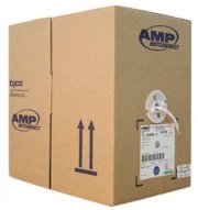 AMP Category 5e UTP Cable (200MHz) 4-Pair 24AWG Solid CM 305m White (6-219590-2)