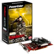 PowerColor PLAY! HD5770 1GB GDDR5 (AX5770 1GBD5-DH) (ATI RADEON HD 5770, 1GB, GDDR5, 128-bit, PCI Express 2.1 x16) 