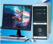 LV Voyag VE7400 (Intel Core 2 Duo E7400 2.8Ghz, RAM 2GB, HDD 160GB, VGA Intel GMa 3100, LCD SAMSUNG 943SNX 18.5 inch, PC Dos)
