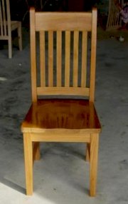Ghế gỗ sồi 6 nan mặt ngồi gỗ