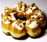 Bánh ngọt Donut Hoa trắng