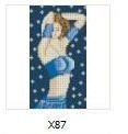 Gạch trang trí Mosaic - tranh hoa văn hồ bơi X87