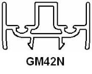 Thanh kết nối cửa lùa bốn cánh GM42N