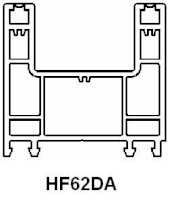 Khung bao cửa lùa HF62DA